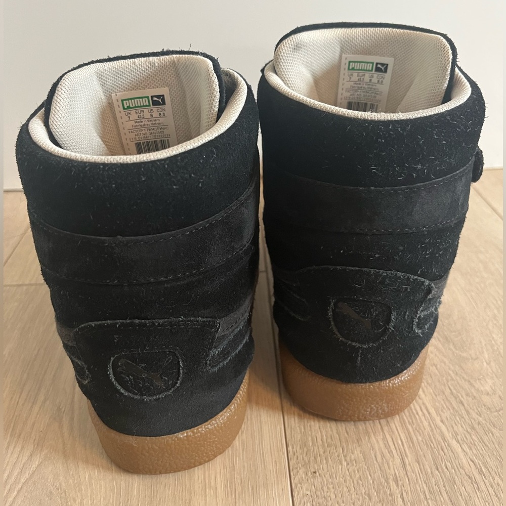 ☮️ 2/$30 EUC Suede Puma Sky Hi-Tops Size 8 - Picture 4 of 5